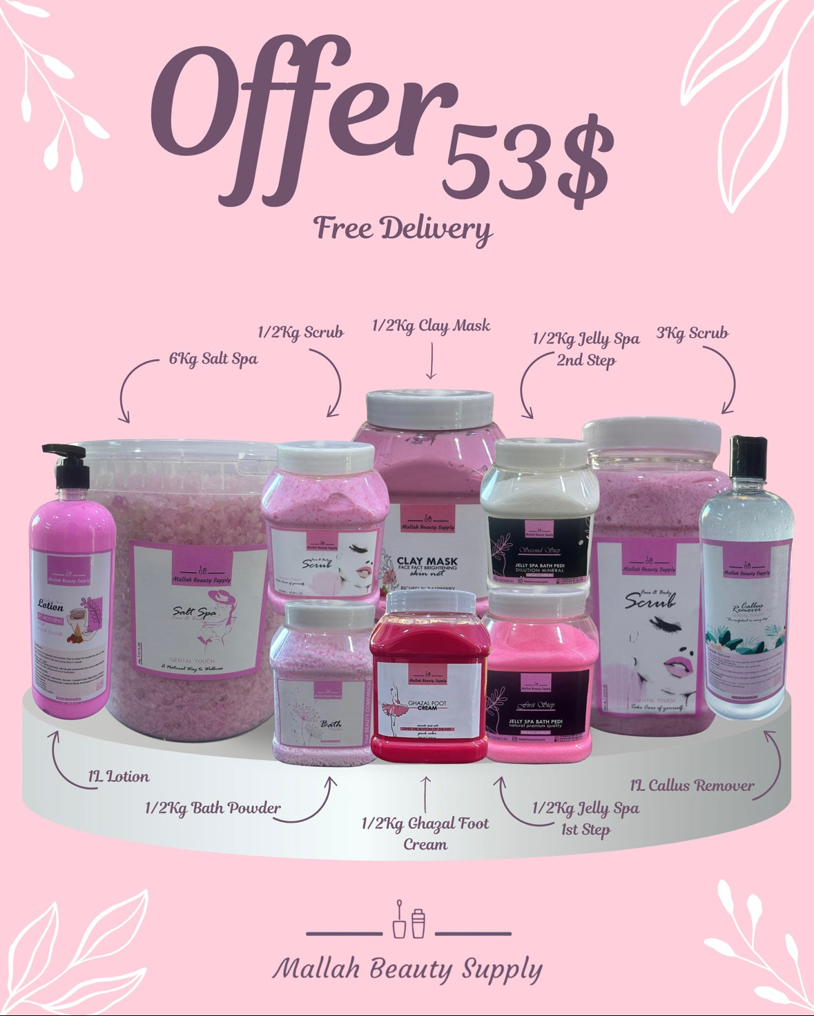 Pedicure set offer