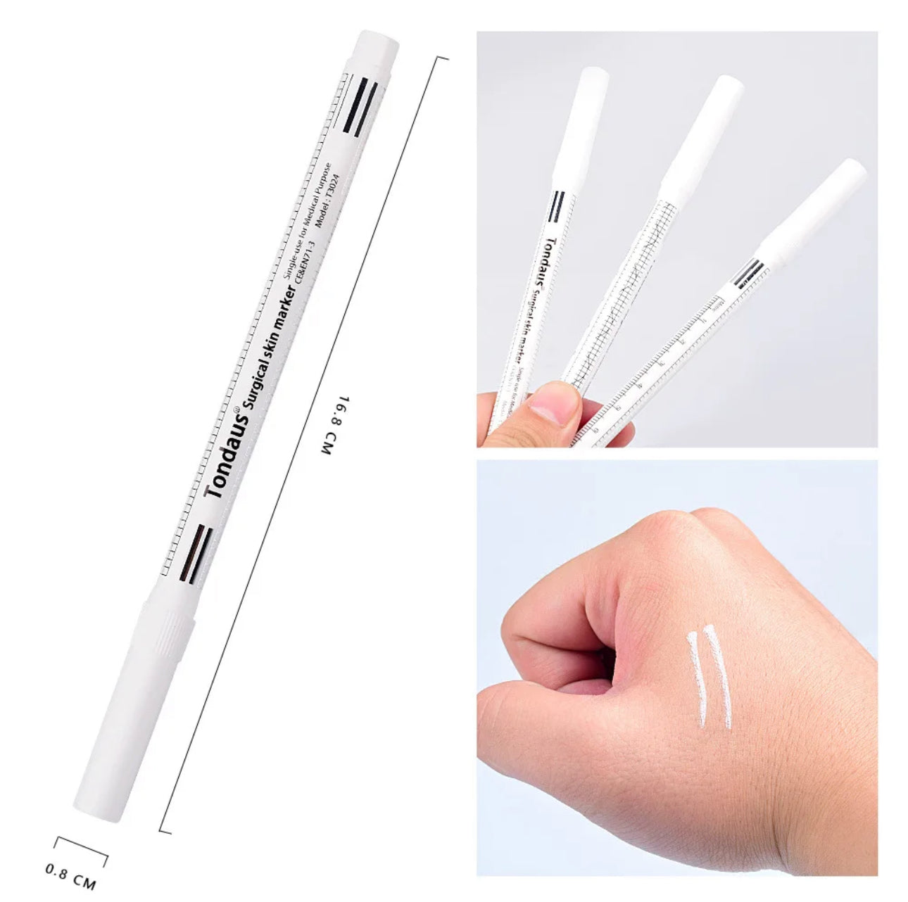 White surgical pen