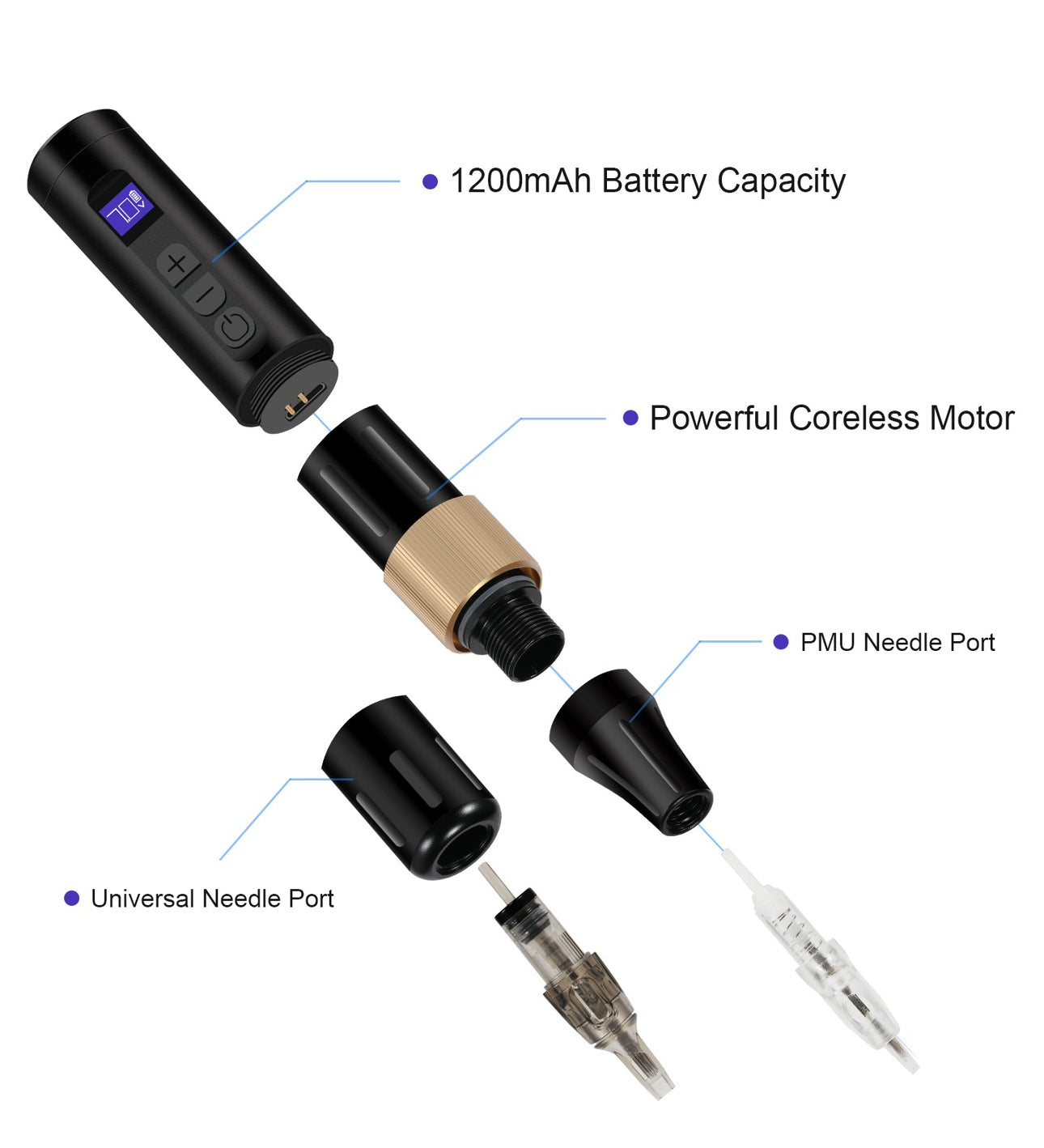 Rechargeable tattoo machine