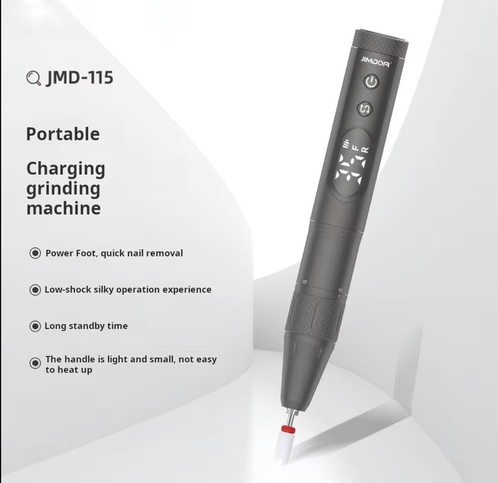 Rechargeable nail drill pen