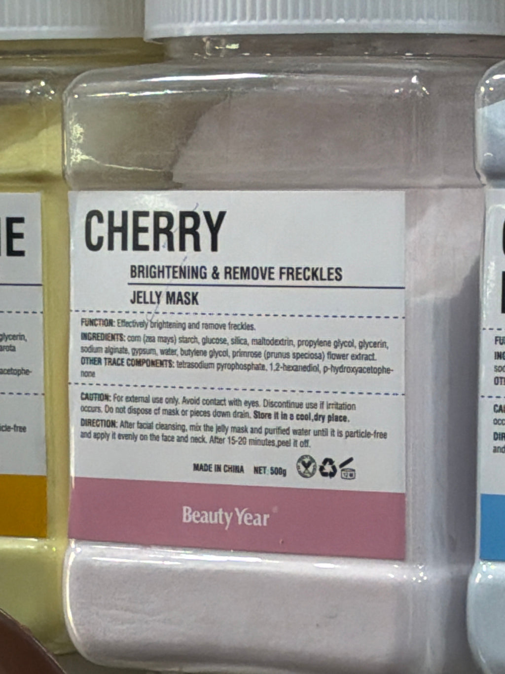Jelly mask facial