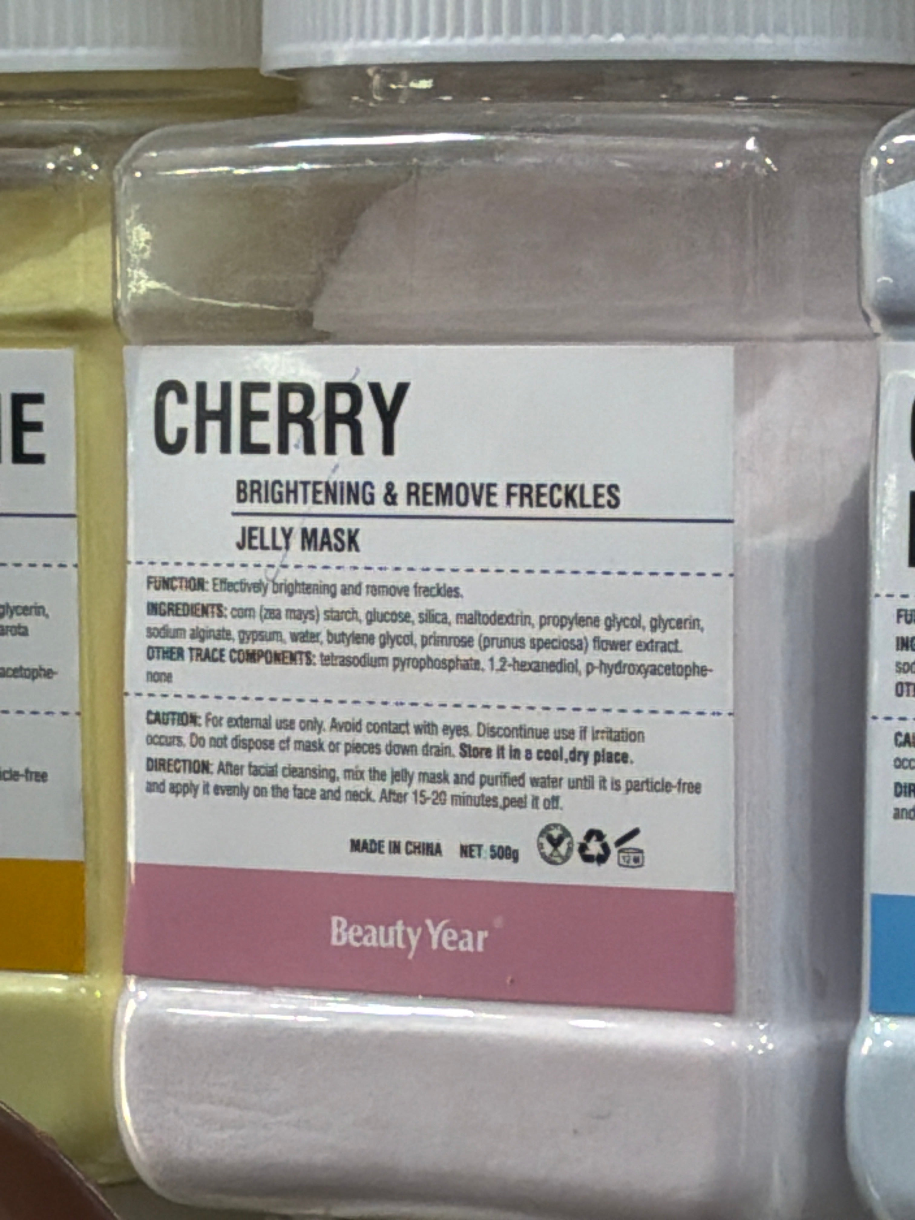 Jelly mask facial