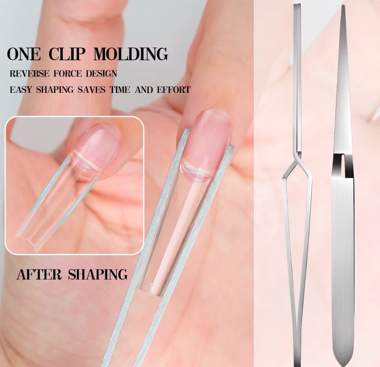 Sliming Cross Nail extensions tweezer