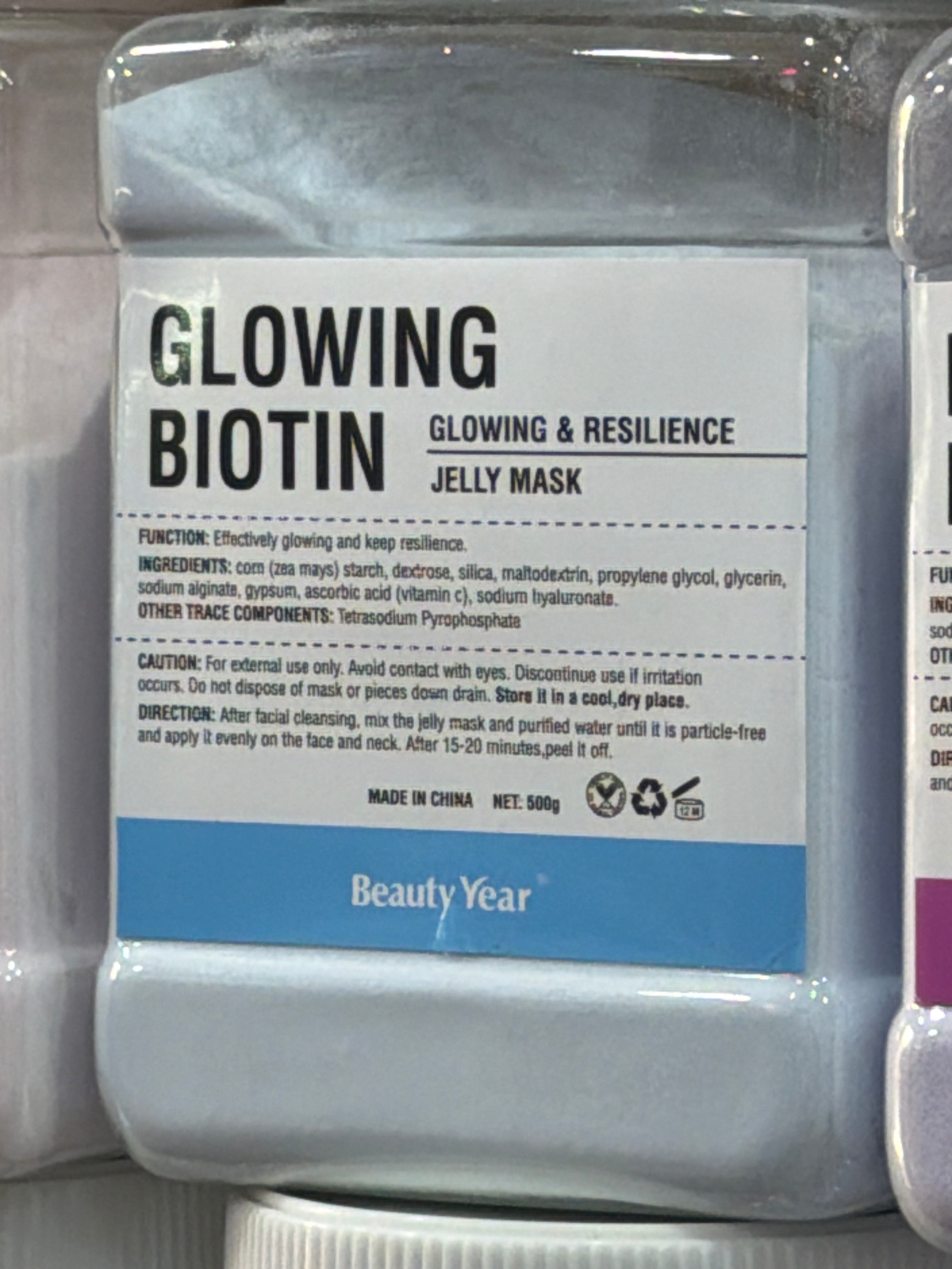 Jelly mask facial