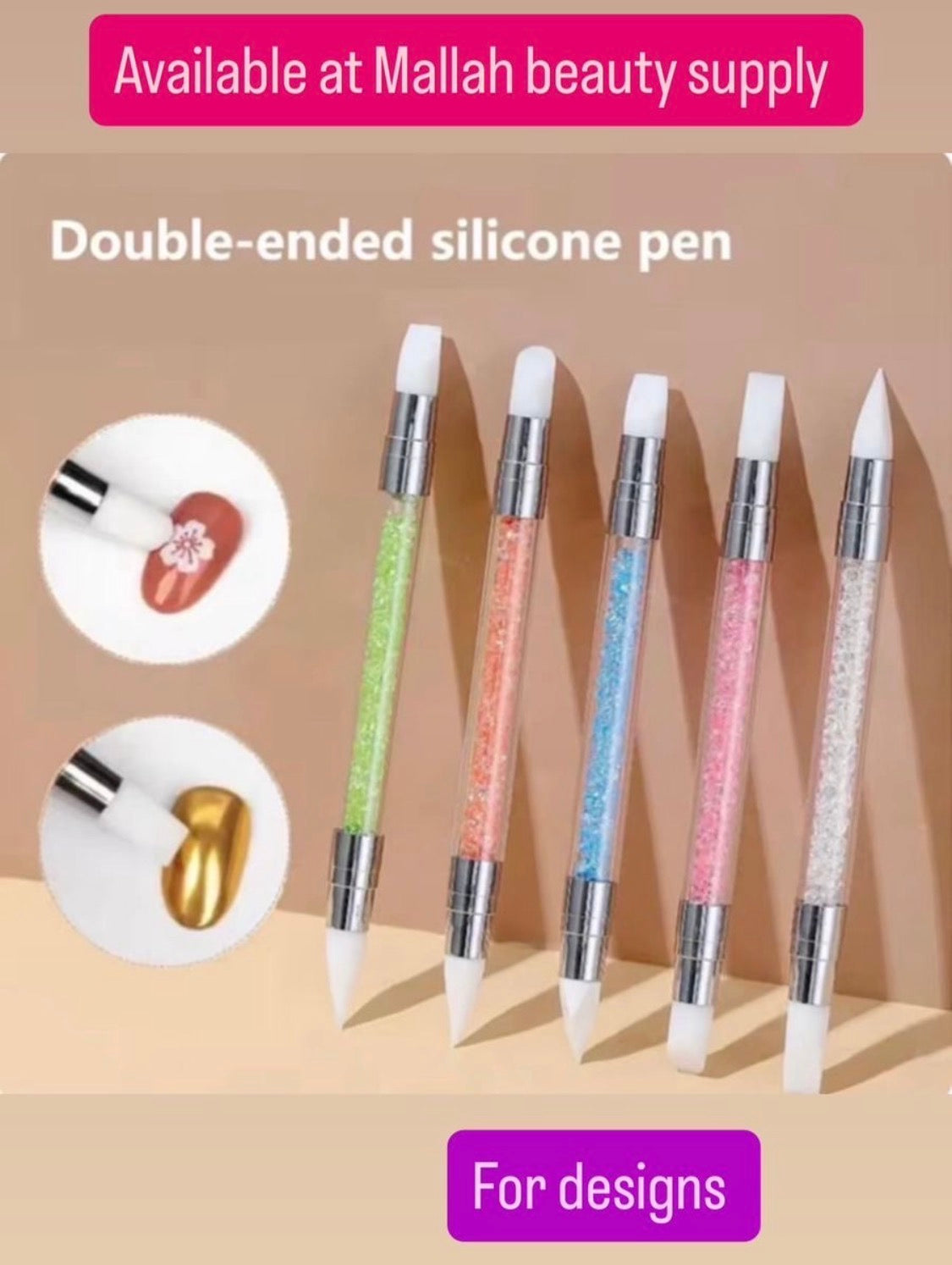 Set brushes for nails