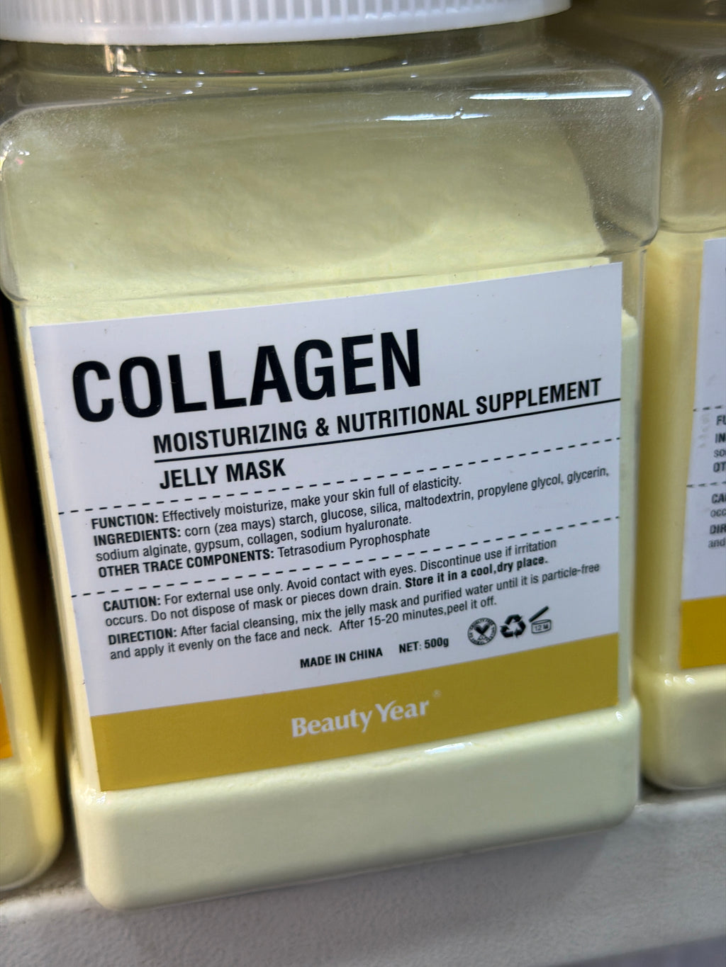 Jelly mask facial