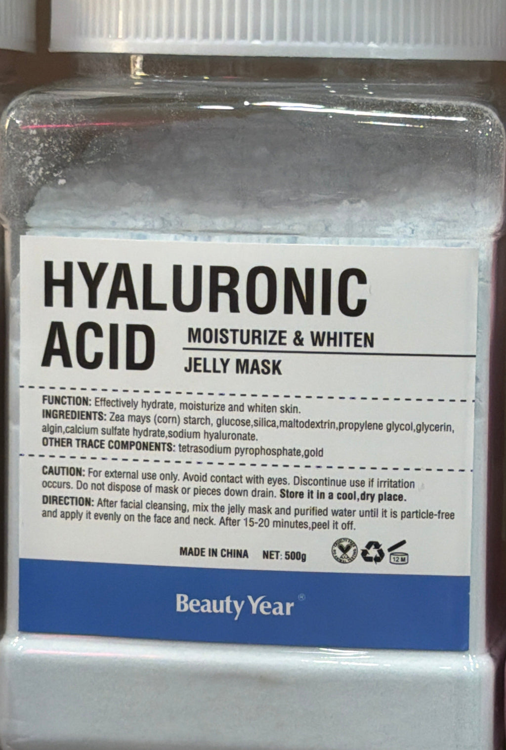 Jelly mask facial