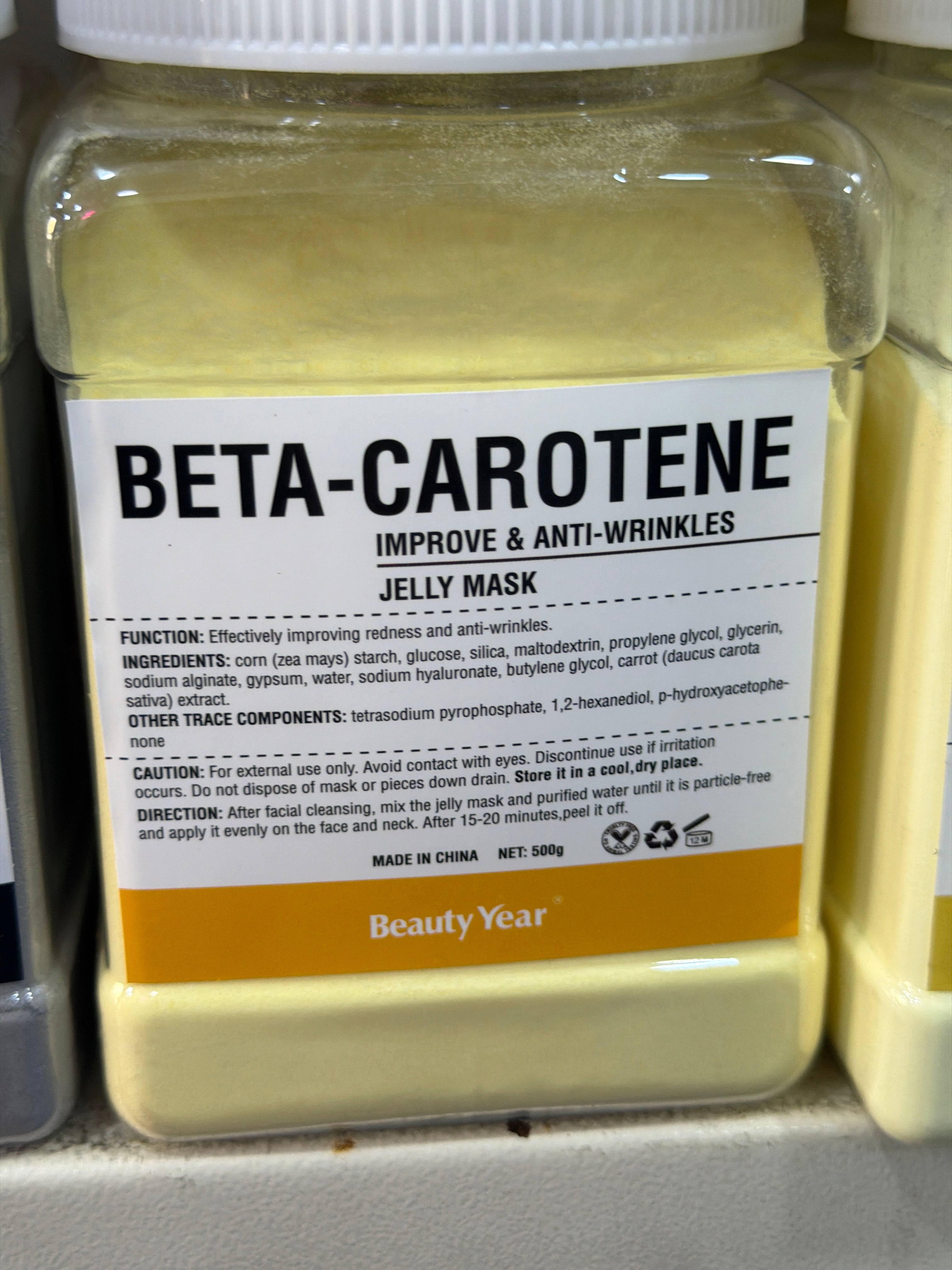 Jelly mask facial
