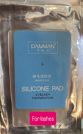 Silicone eyelashes pad