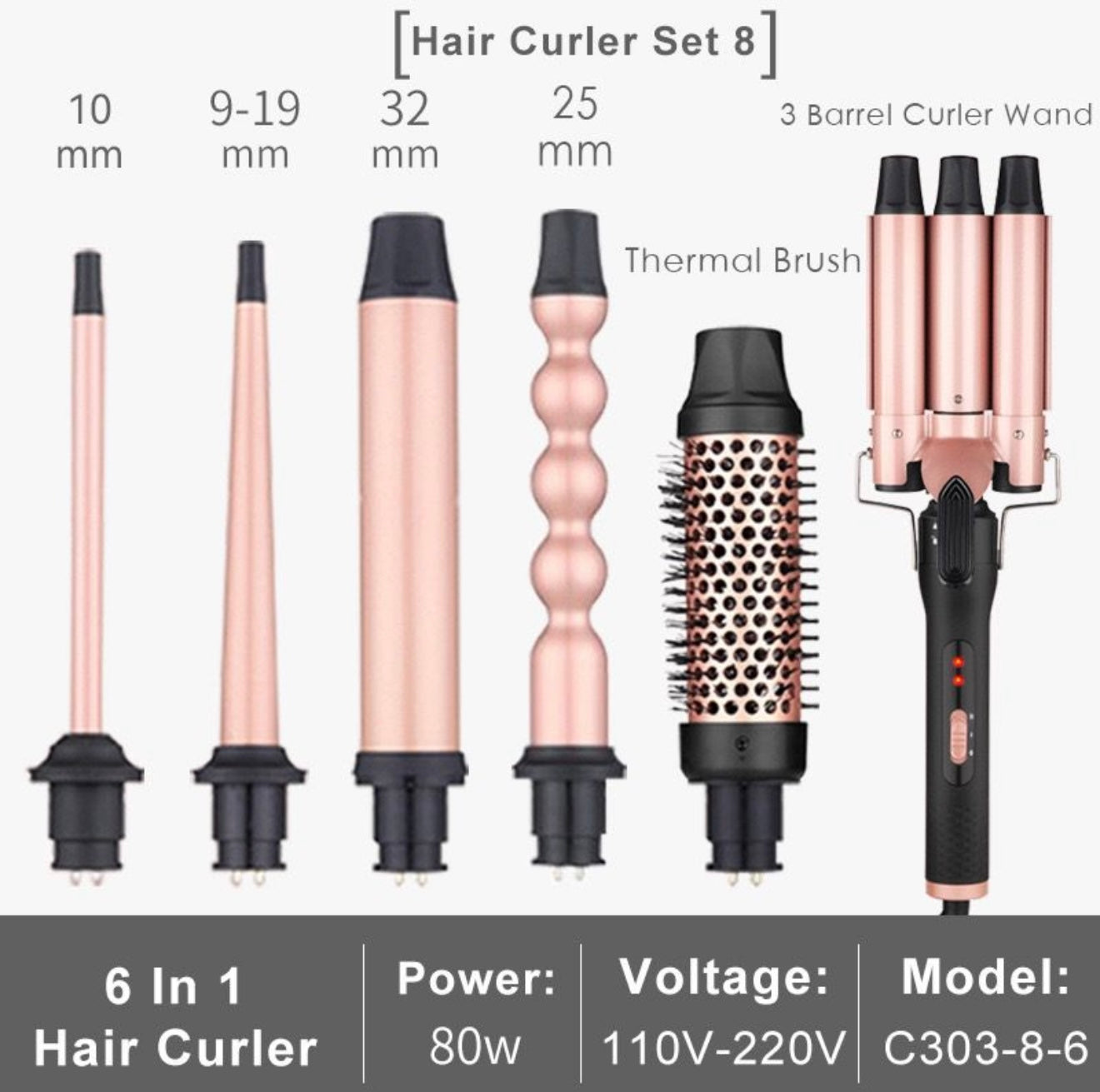 6 in 1 hair dryer machine