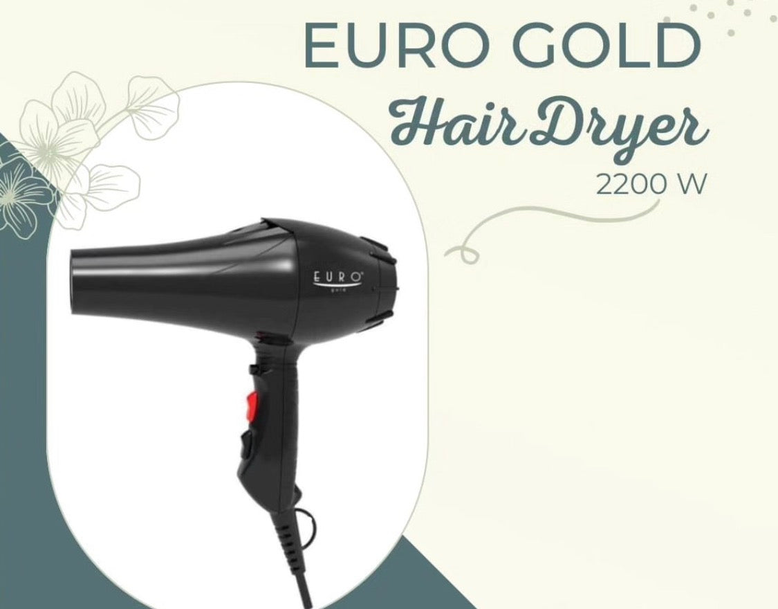 Hair dryer euro gold