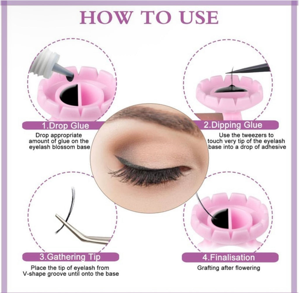 Glue ring for lashes
