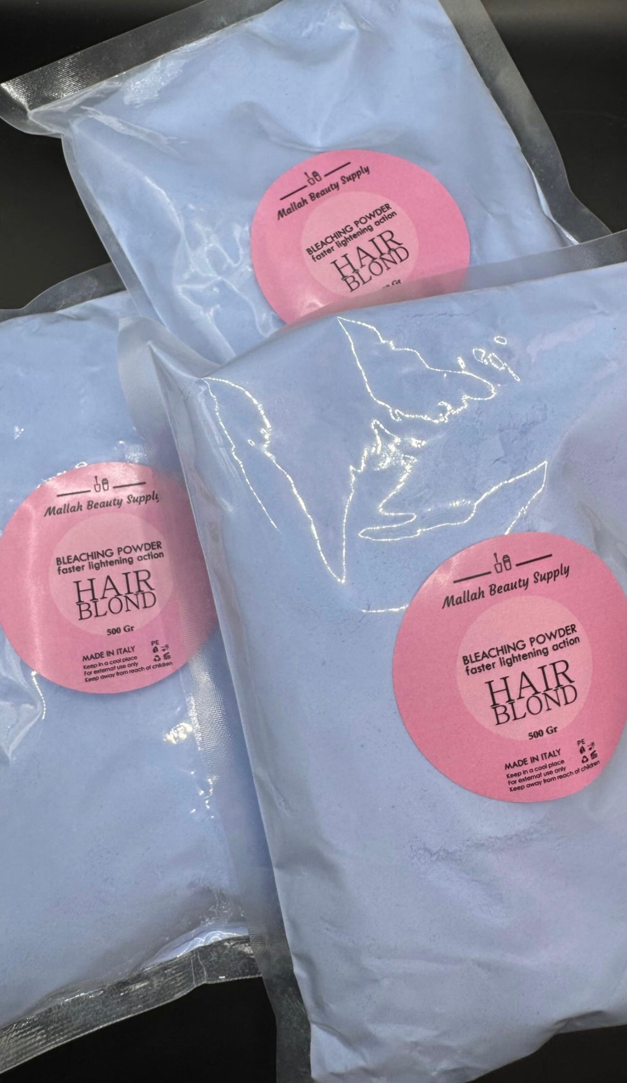 Hair blond bleaching powder