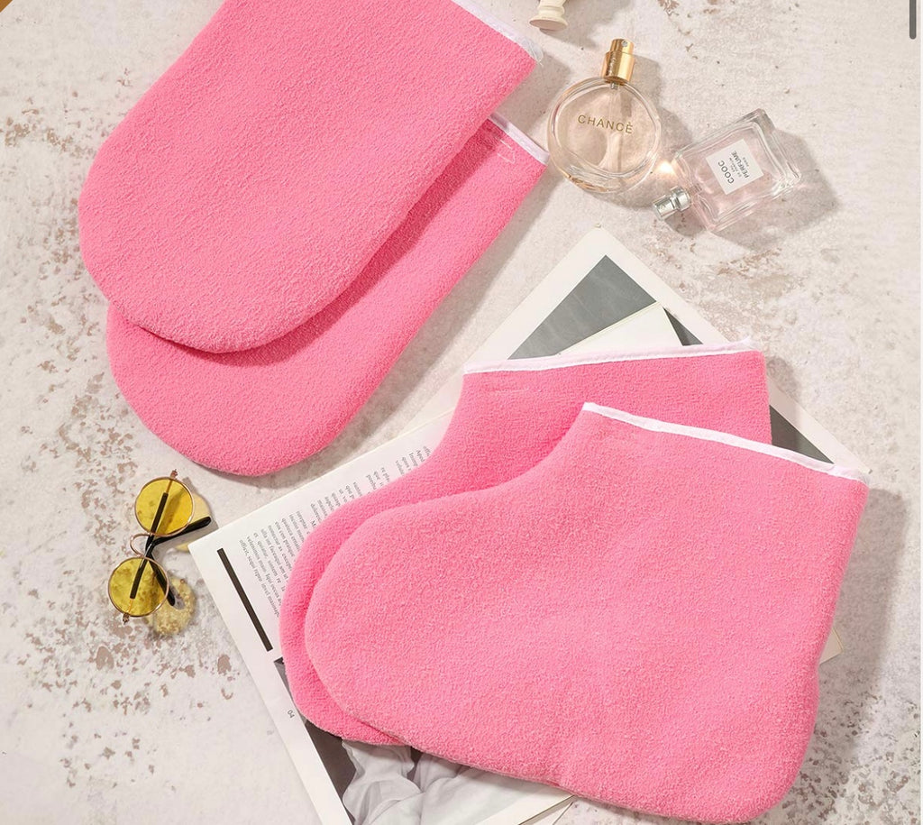 Parafin gloves and socks