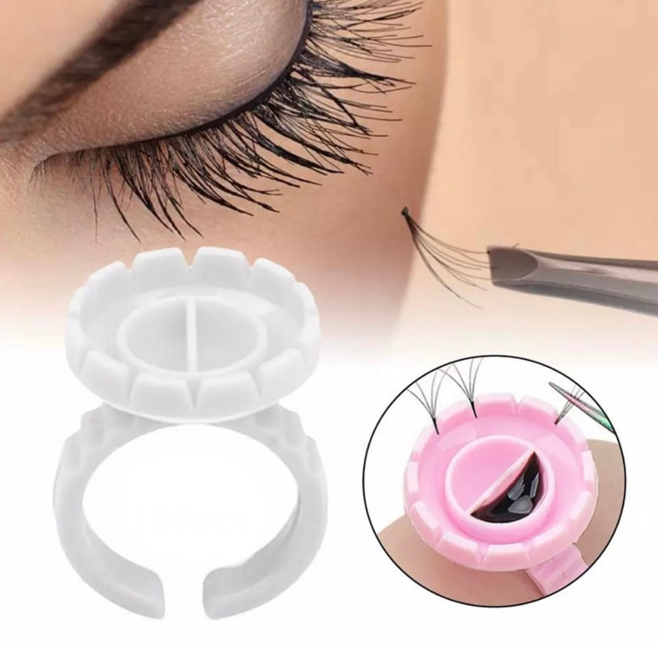 Glue ring for lashes
