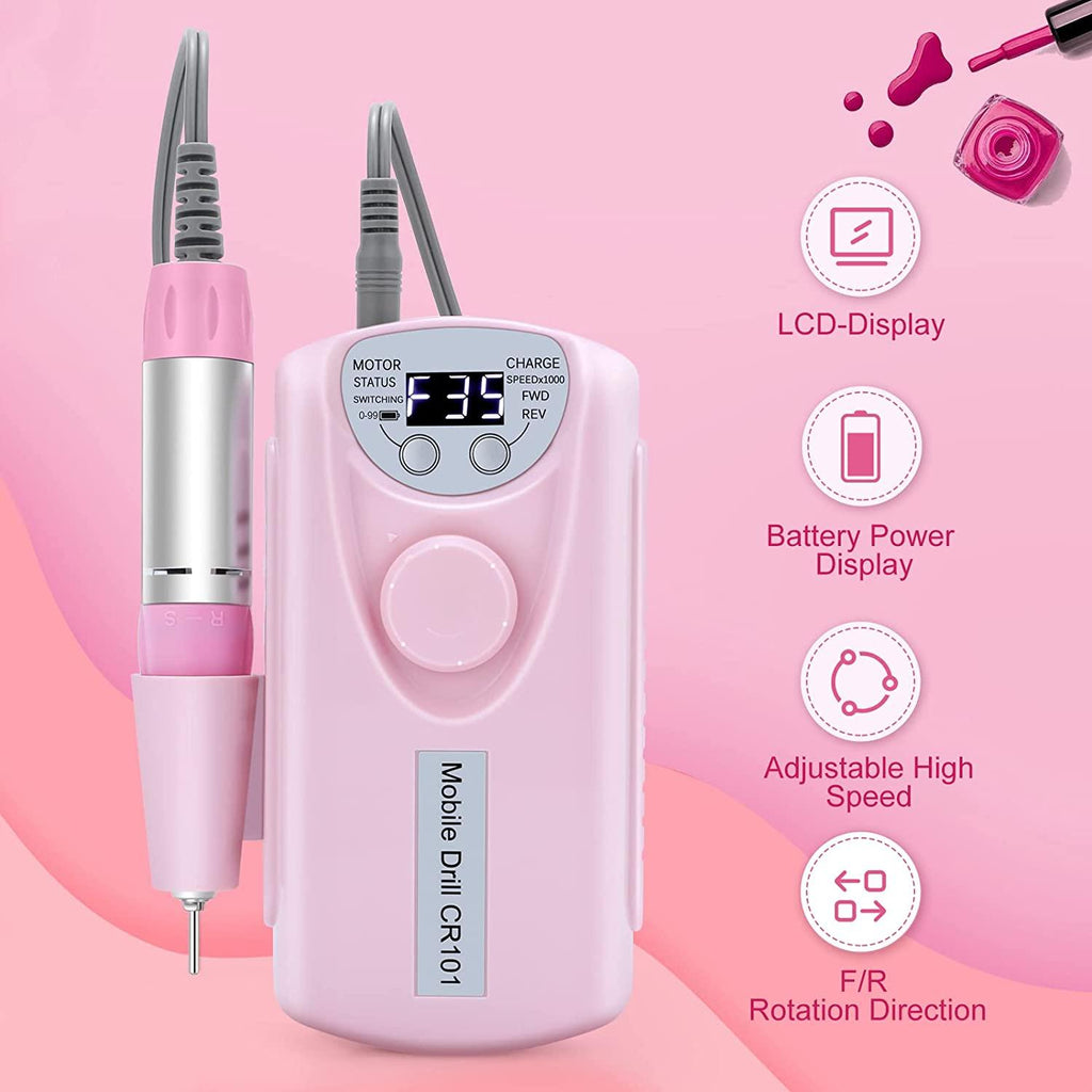 Recheargabel nail drill
