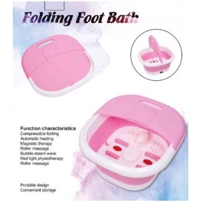 Folding foot bath