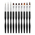 Professional nail art brush set